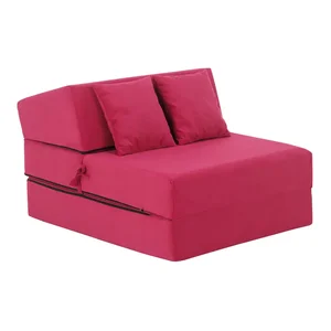 PELOS 2v1 skládací matrace/křeslo, růžová magenta