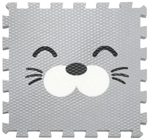 Pěnové puzzle Minideckfloor Tuleň světle šedé 340x340 mm