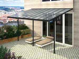 Pergola Rojaplast Bruce H – hliníková, 557×305 cm
