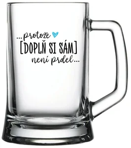 Personalizovaná pivní sklenice na míru