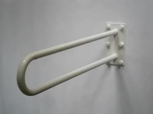 Pevné U- madlo pro WC a koupelnu 50 cm bílé PREMIUM