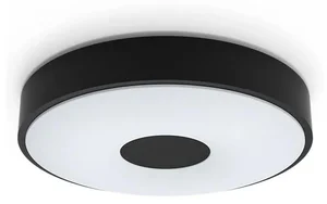 Philips LED stropní svítidlo COINER 24W, 2700K, černé, stmívatelné