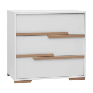 Pinio Snap – bílá dětská komoda se zásuvkami