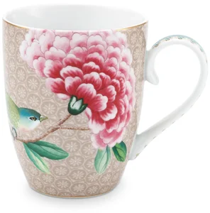 Pip Studio Blushing Birds hrnek 350ml khaki