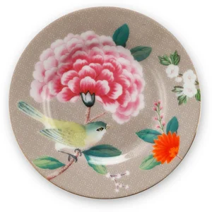 Pip Studio Blushing Birds Talíř 12cm Khaki