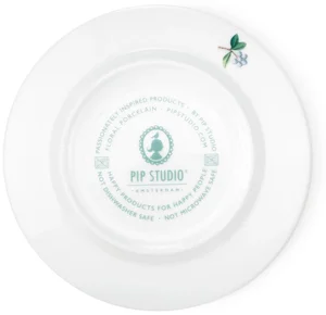 Pip Studio Blushing Birds Talíř 17 cm khaki