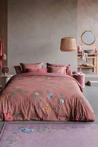 Pip Studio Fleur Grandeur Růžové Povlečení 200x200 + 2x 70x90 cm