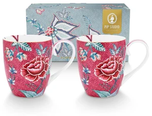 Pip Studio Flower Festival Sada 2 Hrnků 440ml