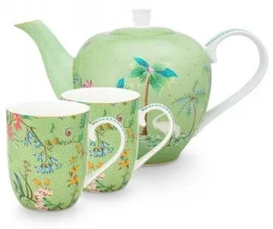 Pip Studio Jolie Flowers Čajová Sada 3ks