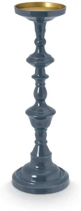 Pip Studio Kovový svícen 46 cm – modrý