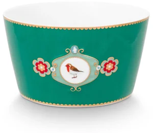 Pip Studio Love Birds Miska 15cm, Zelená