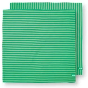 Pip Studio Set 2 Zelených Látkových Utěrek 65x65 cm