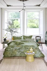 Pip Studio Toscana Green Perkálové Povlečení 200x200 + 2x 70x90 cm