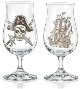 Pirátské sklenice na rum 190 ml 2 kusy