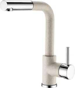 Písková kuchyňská baterie Aquastone AQ 5591 s vytažitelnou sprchou