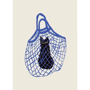 Plakát 30 × 40 cm The Cat’s In The Bag – The Poster Club