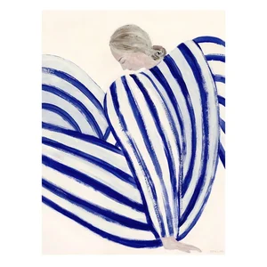 Plakát 50 × 70 cm Modrý proužek u Concorde