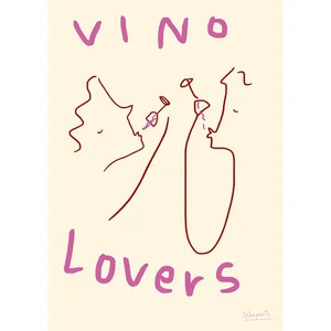 Plakát 50x70 cm Vino Lovers