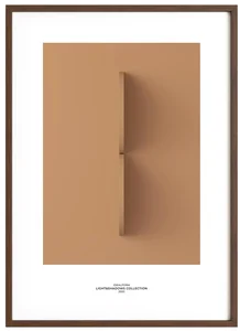 Plakát Idealform č. 8 - Klenuté tvary, Terrakota, 500x700 mm