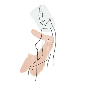 Plakát Lady 29x41 cm Veronika Boulová