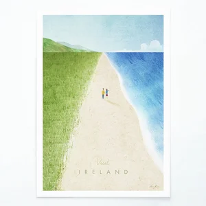 Plakát Travelposter Irsko, 30 × 40 cm