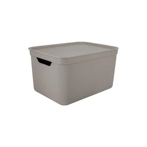 Plastový úložný box Deco s víkem