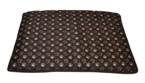 Podložka pro psa tlapka UNI 70×58 cm, voděodolná, hnědá