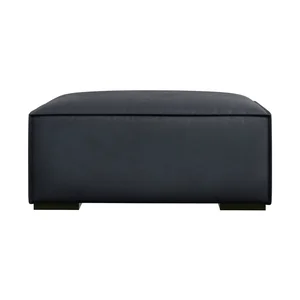 Podnožka Madame z tmavě modré kůže – Windsor & Co Sofas
