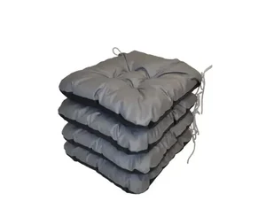 Podsedáky voděodolné šedé 38×38 cm, sada 4