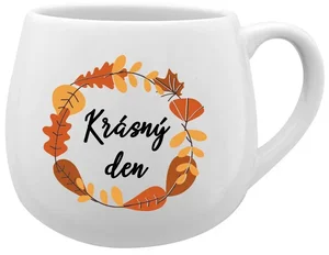 Podzimní keramický hrnek 300 ml s motivem Krásný den