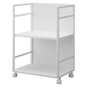 Pojízdný regál Tower 42×60 cm, bílé provedení – Yamazaki