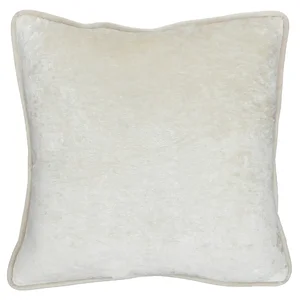 POL1242 Dekorační polštář 45×45 cm, bílý s lemováním