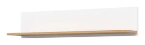 Police BORROMEO 107 cm – bílá/dub Evoke