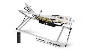 Polohovací lamelový rošt SLIMTON 42 MOT+SideUP 90x200 cm, levé otevírání