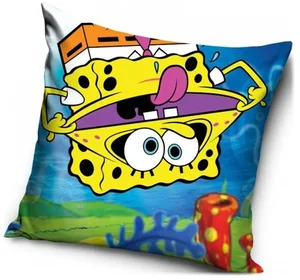 Polštář SpongeBob vzhůru nohama 40x40 cm
