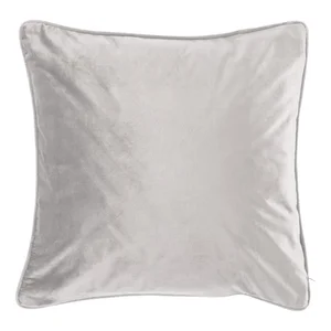 Polštář Velvety 45×45 cm – světle šedý, Tiseco Home Studio