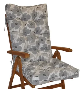 Polstr křeslo vysoké – vlčí mák šedý