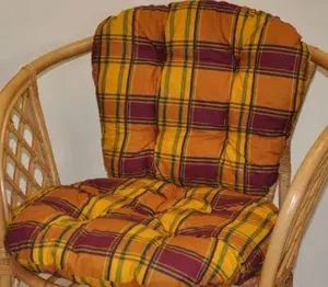 Polstr na křeslo Bahama – bílý