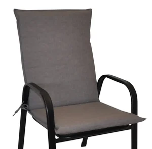 Polstr na křeslo z tahokovu UNI – šedý melír