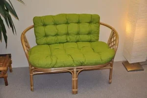 Polstr na lavici Bahama – světle zelený melír