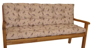 Polstr na lavičku 150 cm levandule