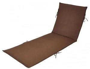 Polstr na lehátko UNI – hnědý melír