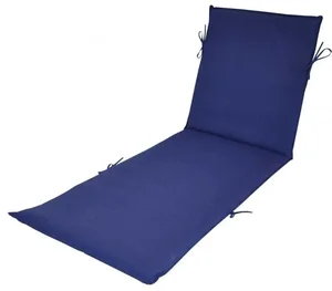 Polstr na lehátko UNI, modrý melír