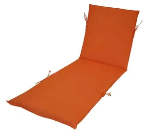 Polstr na lehátko UNI – oranžový melír