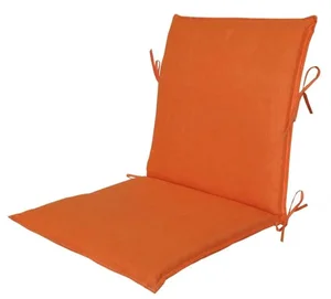 Polstr na nízké zahradní křeslo – oranžový melír