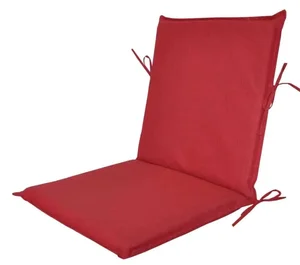 Polstr na nízké zahradní křeslo, vínový melír