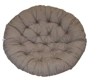 Polstr na papasan 100 cm, šedý melír
