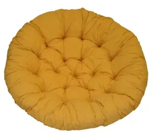 Polstr na papasan 100 cm – žlutý melír