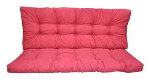 Polstr na zahradní houpačku 120 cm – malinový melír