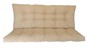 Polstr na zahradní houpačku 120 cm – světle béžový melír